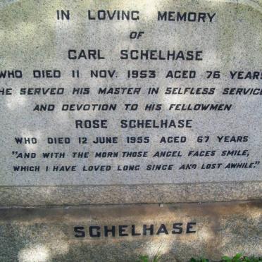SCHELHASE Carl -1953 &amp; Rose -1955