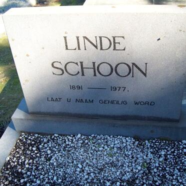 SCHOON Linde 1891-1977