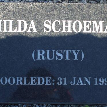 SCHOEMAN Hilda -1998