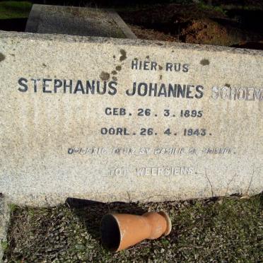 SCHOEMAN Stephanus Johannes 1895-1943