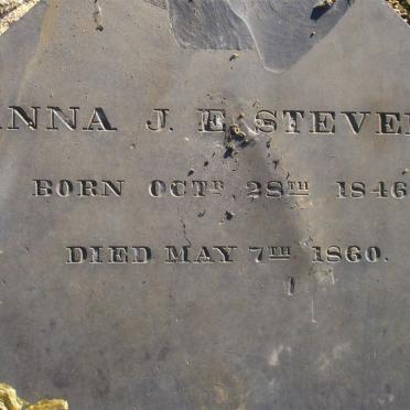 STEVENS Anna J.E. 1846-1860
