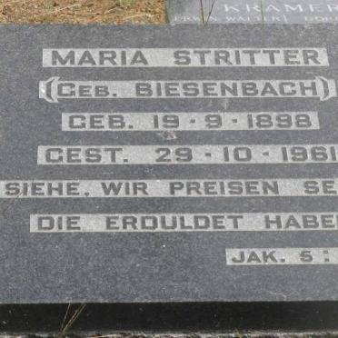 STRITTER Maria nee BIESENBACH 1898-1961