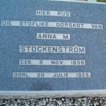 STOCKENSTROM Anna M. 1859-1925