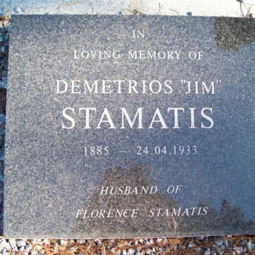 STAMATIS Demetrios 1885-1933