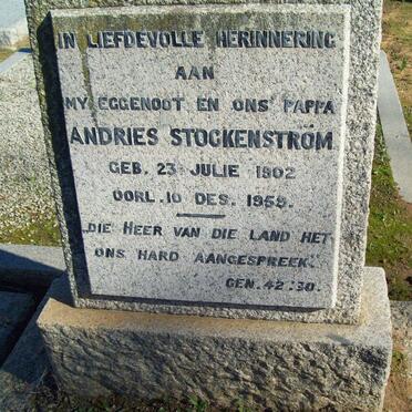 STOCKENSTROM Andries 1902-1959