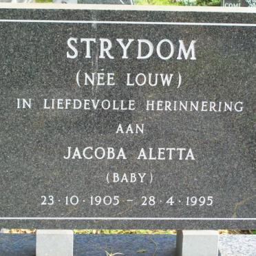 STRYDOM vanne