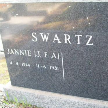 SWARTZ J.F.A. 1914-1981