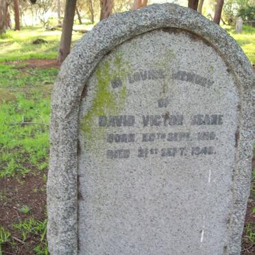 SEANE David Victor 1919-1942