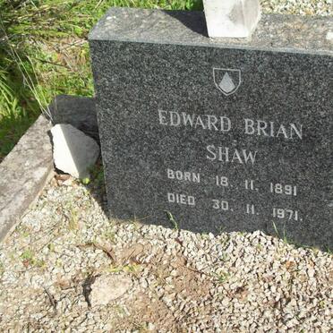SHAW Edward Brian 1891-1971