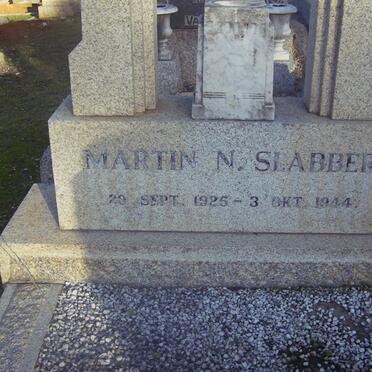 SLABBER Martin N. 1925-1944