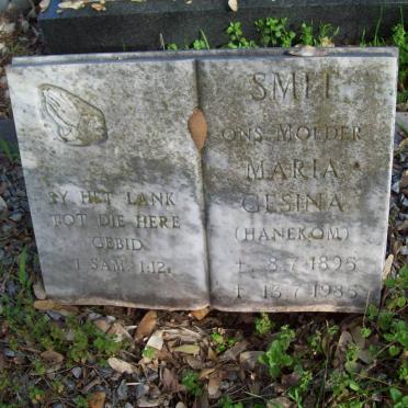 SMIT Maria Gesina nee HANEKOM 1895-1985