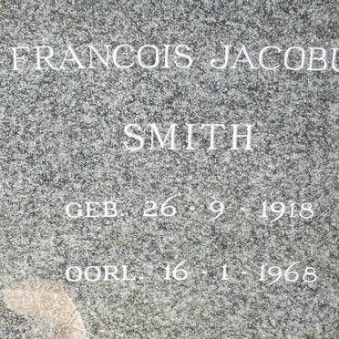 SMITH Francois Jacobus 1918-1968