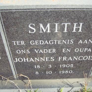 SMITH Johannes Francois 1905-1980
