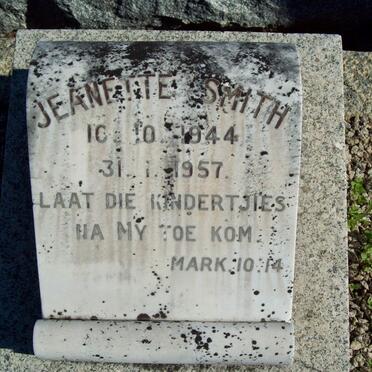 SMITH Jeanette 1944-1957