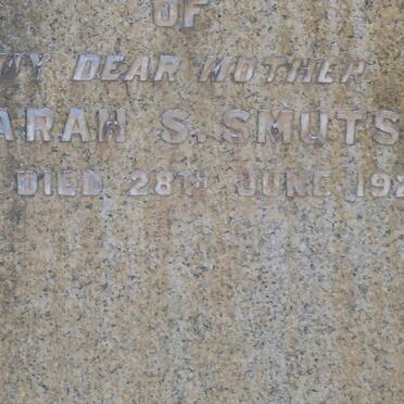 SMUTS Sarah S. -1929