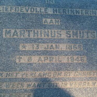 SMUTS Marthinus 1869-1946
