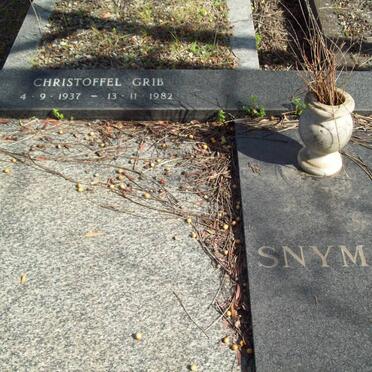 SNYMAN Christoffel Grib 1937-1982