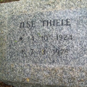 THIELE Ilse 1924-1975