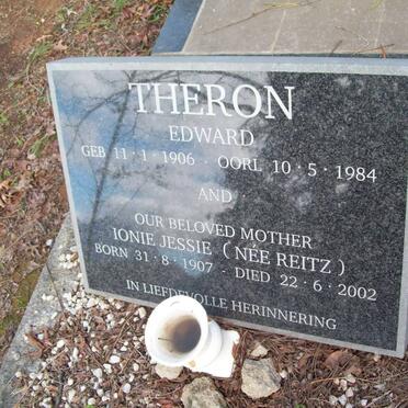 THERON Edward 1906-1984 &amp; Ionie Jessie REITZ 1907-2002