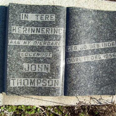 THOMPSON John 1906-1956