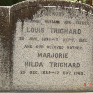 TRICHARD Louis 1879-1957 &amp; Marjorie Hilda 1889-1962