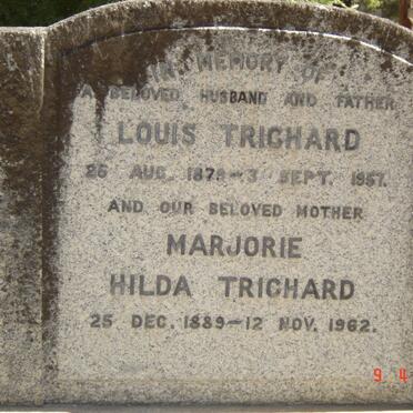 TRICHARD Louis 1879-1957 &amp; Marjorie Hilda 1889-1962