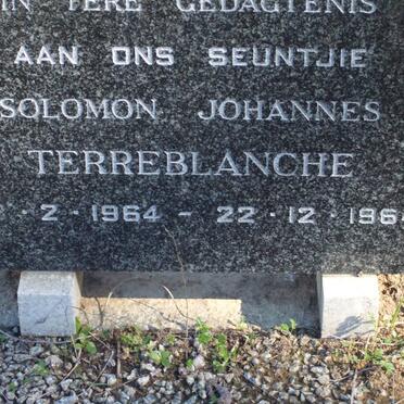 TERREBLANCHE Solomon Johannes 1964-1964
