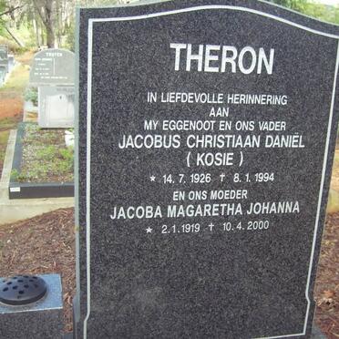 THERON Jacobus Christiaan Daniël &amp; Jacoba Magaretha Johanna 1919-2000