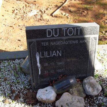 TOIT Lilian, du 1940-1997
