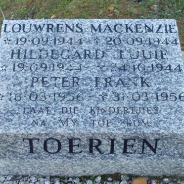 TOERIEN Louwrens Mackenzie 1944-1944 :: TOERIEN Hildegard Louie 1944-1944 :: TOERIEN Peter Frank 1956-1956_1