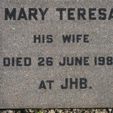 TOMS Hector -1959 &amp; Mary Teresa -1985