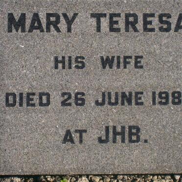 TOMS Hector -1959 &amp; Mary Teresa -1985