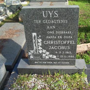 UYS Christoffel Jacobus 1913-1986