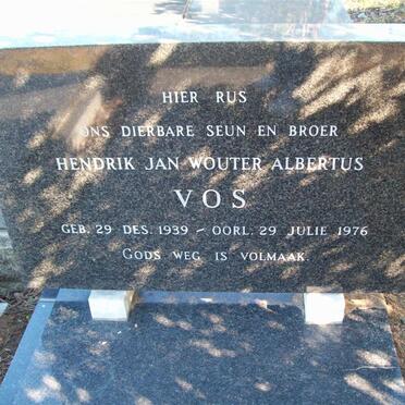 VOS Hendrik Jan Wouter Albertus 1939-1976