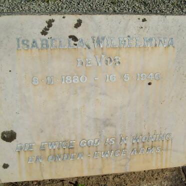 VOS Isabella Wilhelmina, de 1880-1946
