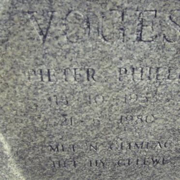 VOGES Pieter Phielip 1953-1980