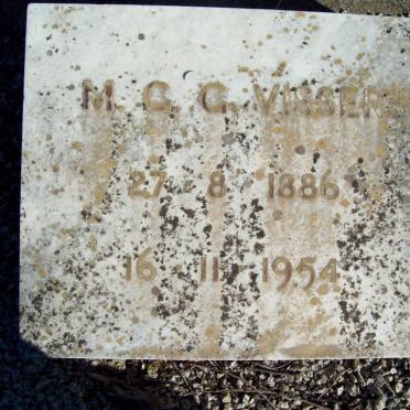 VISSER M.G.C. 1886-1954
