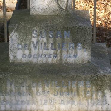 VILLIERS Susan, de 1870-1925