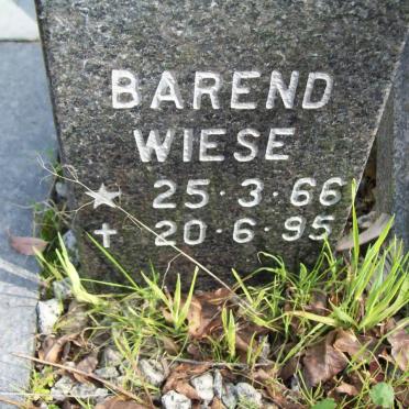 WIESE Barend 1966-1995