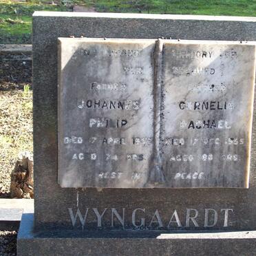 WYNGAARDT Johannes Philip -1953 &amp; Cornelia Machael -1955