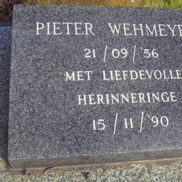WEHMEYER Pieter 1956-1990