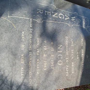 WAGNER Nico 1957-1983