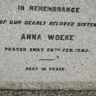 WOEKE Anna -1940