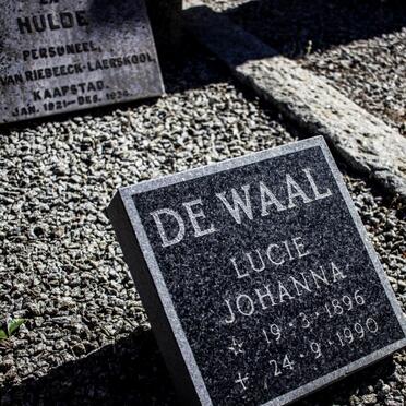 WAAL Gertruida Henrietta, de 1892-1934 :: DE WAAL Lucie Johanna 1896-1990