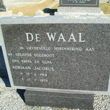 WAAL, de - vanne