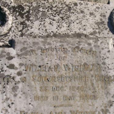 WISEMAN William 1840-1936 :: WISEMAN Eliza Ann 1847-1927 :: WISEMAN William 1898-1925