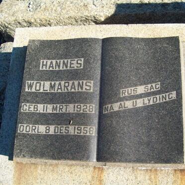 WOLMARANS Hannes 1928-1958