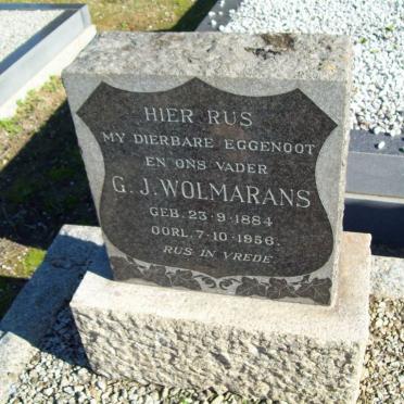 WOLMARANS G.J. 1884-1956