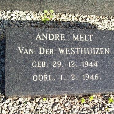 WESTHUIZEN Andre Melt, van der 1944-1946
