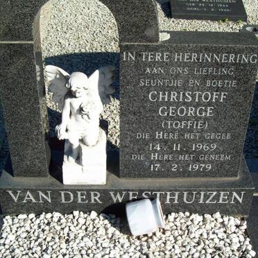 WESTHUIZEN Christoff George, van der 1969-1979